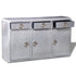 Rustika Rowe -  Aviator Sideboard 3 Drawers Vintage Aircraft Airman Aluminium